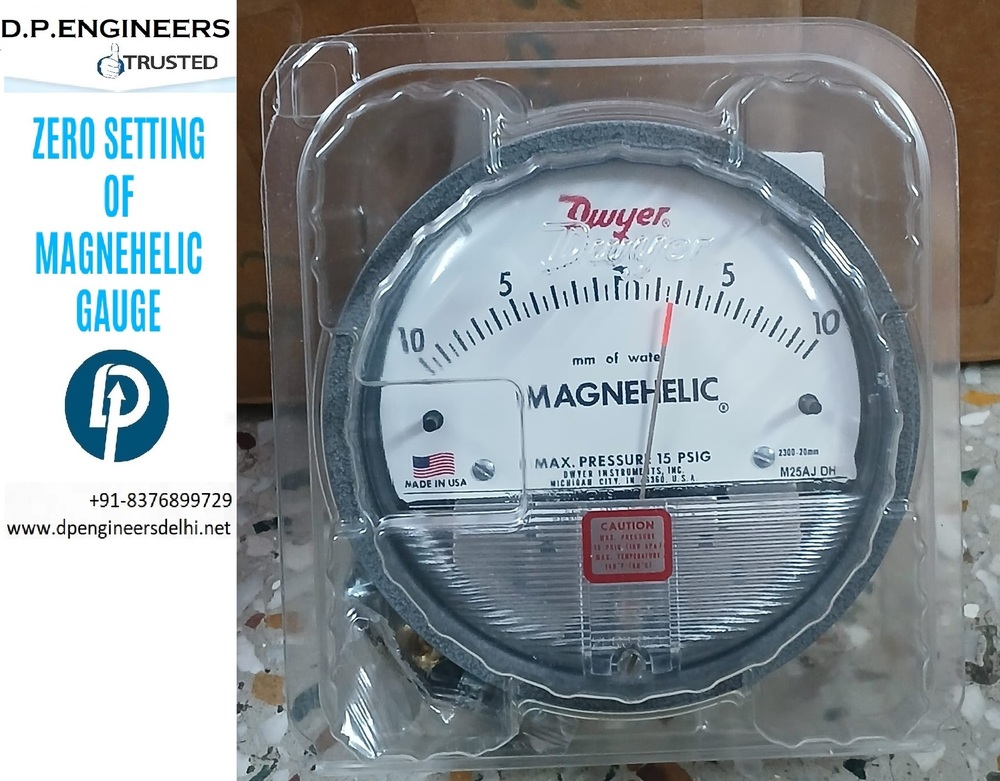 PREMIUM SELLER DWYER - MAGNEHELIC DIFFERENTIAL PRESSURE GAUGE -DP ENGINEERS