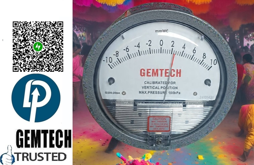 TRUSTED SELLER Series G2000 GEMTECH Differential Pressure Gauges DELHI NCR INDIA
