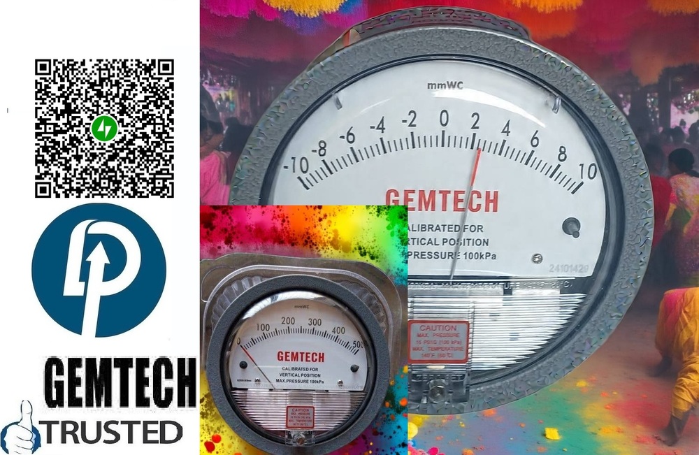 TRUSTED SELLER Series G2000 GEMTECH Differential Pressure Gauges DELHI NCR INDIA