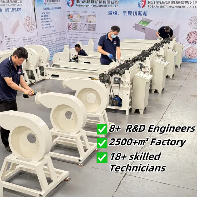 Automatic Shredded Foam Pillow Filling Machine Crushed Recycled Latex Memory Sponge Stuffing Machinery