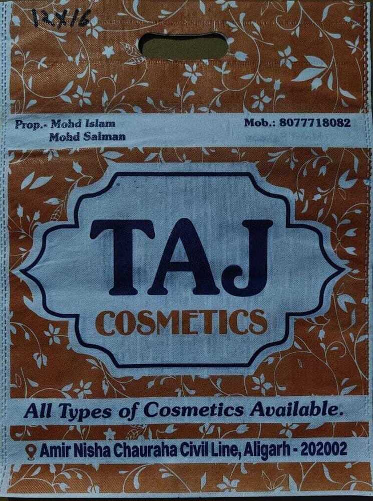 D cut printed size 12 x16 Non Woven Bag