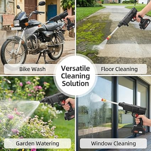 Cordless High Pressure Car Washer Gun 48V 12000mAh