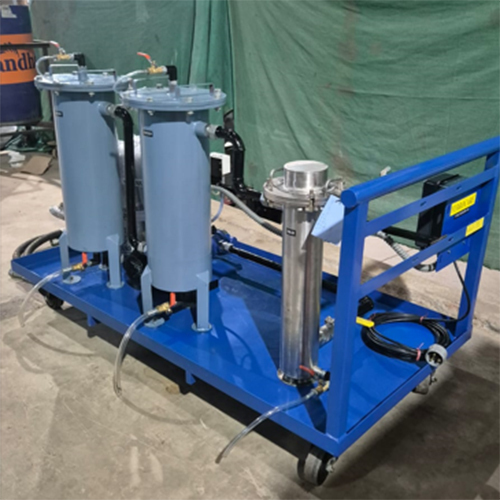 3 STAGE FILTER CART WITH MS6 10 & 5 MICRON FILTERS