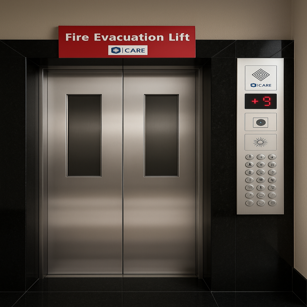 Evacuation Lift - Car Dimension: As Per Is 14665 Standards