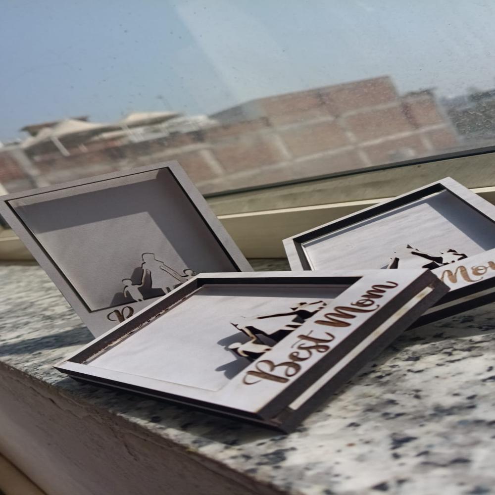 Mdf customized fridge magnet