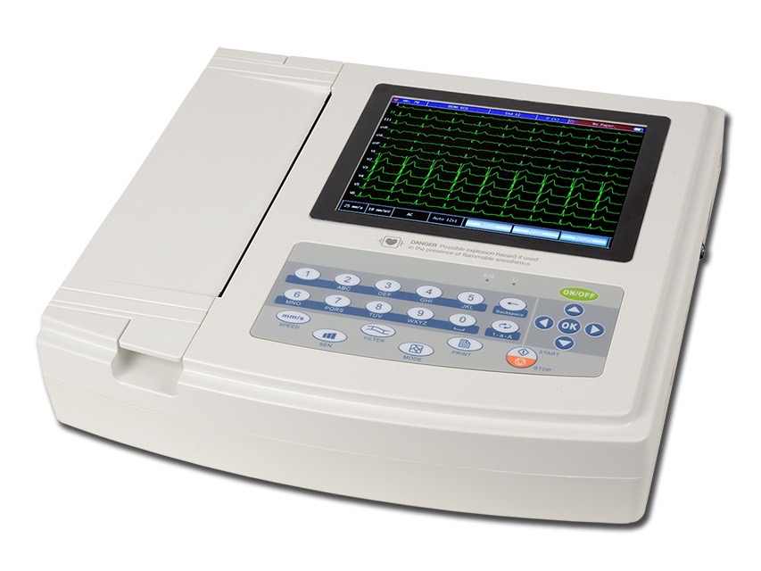12 Channel ECG Machine