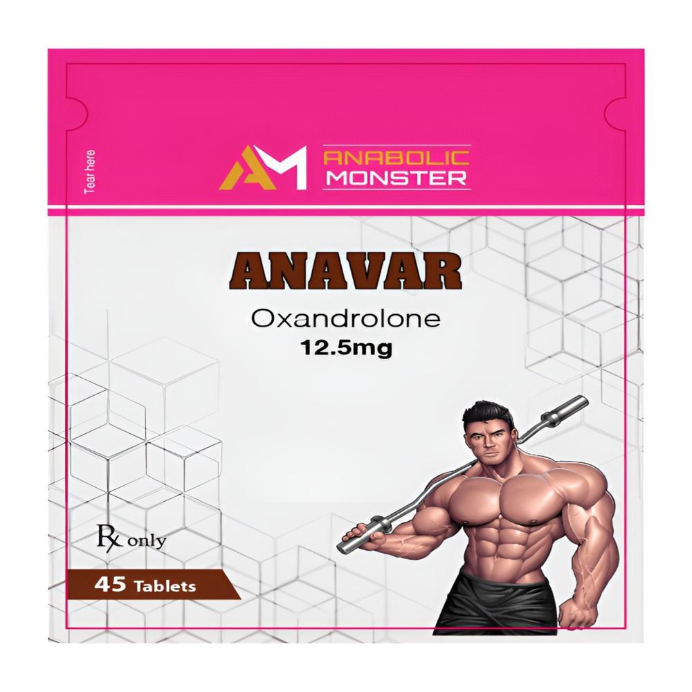 ANABOLIC MONSTER ANAVAR, 12.5 MG, 45 TABLETS