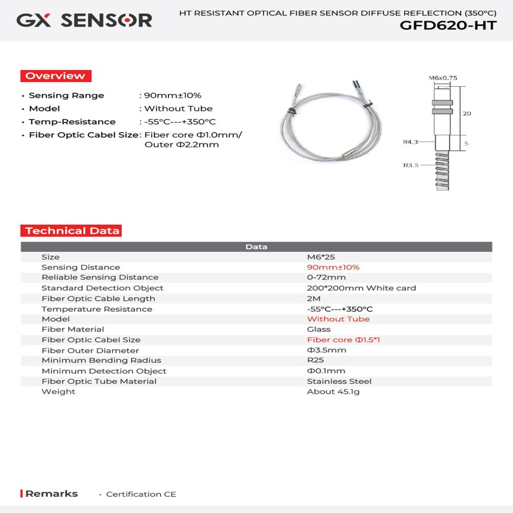 Laser led diffuse type GX Photo electrical sensor