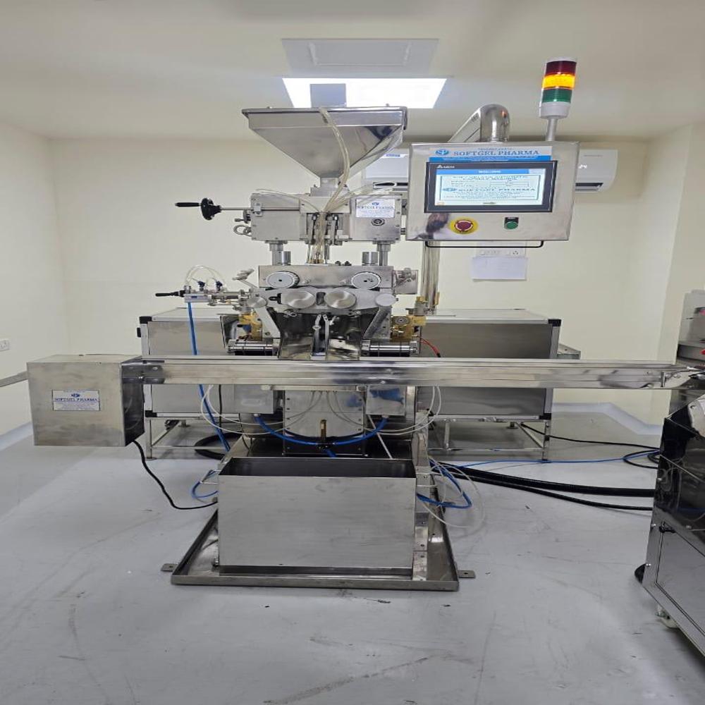 Sp-600 Softgel Encapsulation Machine - Color: Silver/metallic