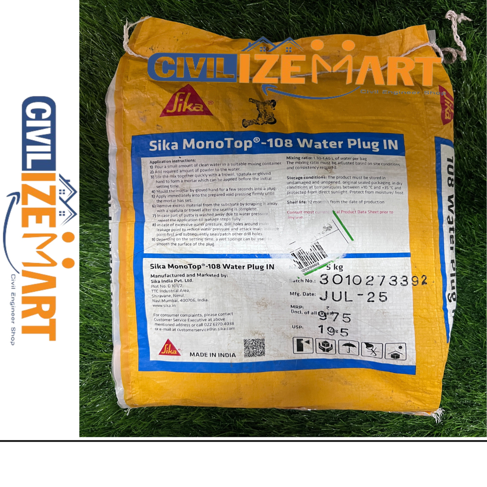 SIKA MONOTOP -108 WATER PLUG IN INSTANT WATERSTOP