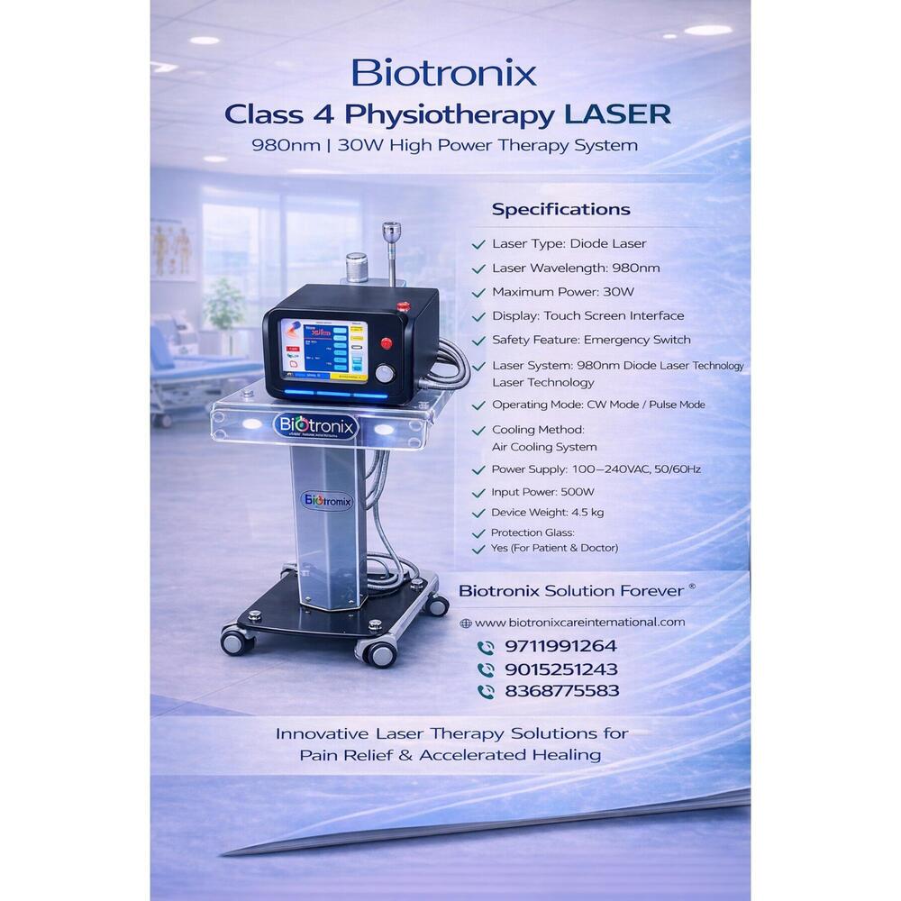 Professional Class IV Laser Physiotherapy Machine for Clinics
