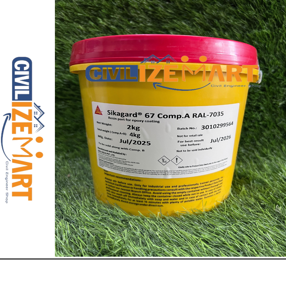 SIKAGARD 67 RAL-7035 COMPONENT (A+B) (4KG)