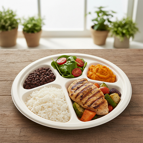 10 Inch 5CP Round Plate