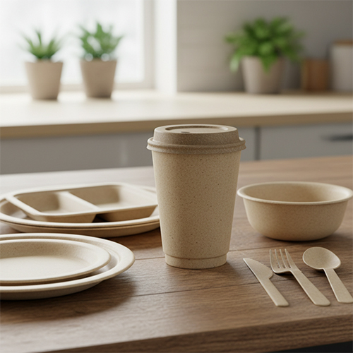 Eco Friendly Rice Husk Coffee Travel Cup