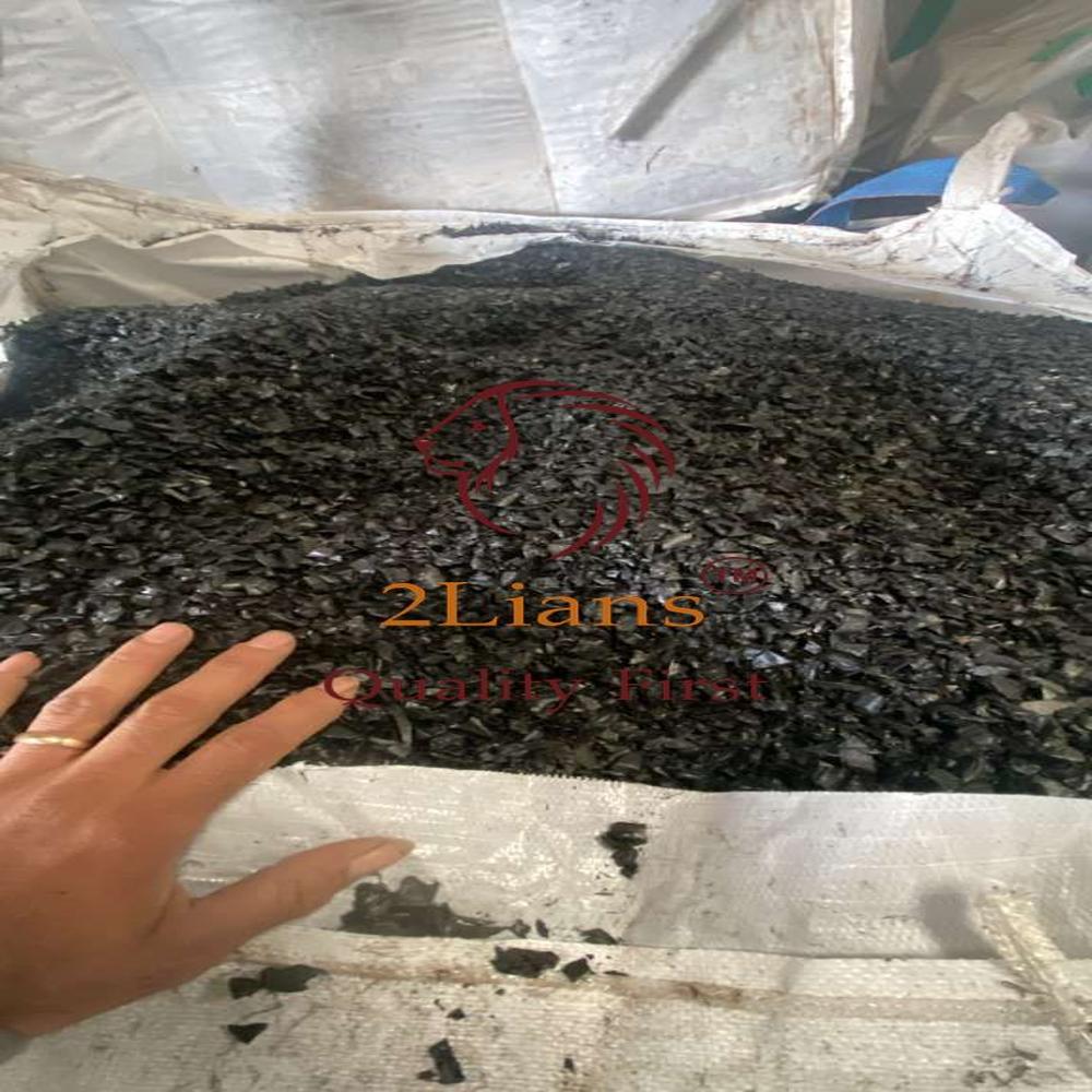HDPE PE100 pipe regrind black