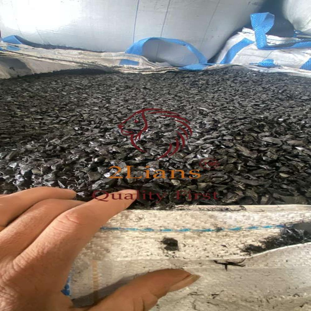 HDPE PE100 pipe regrind black