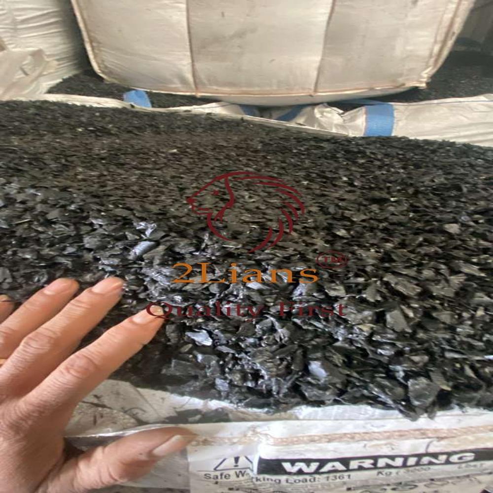 HDPE PE100 pipe regrind black