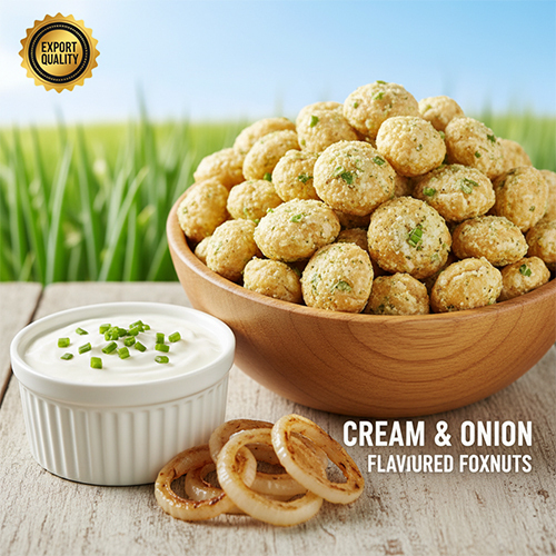Cream And Onion Flavour Fox Nut