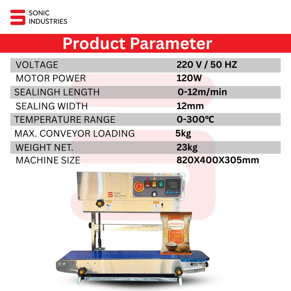 FR-900 Band sealing Machine SS Eco Vertical