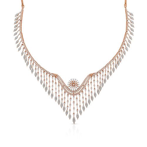 Designer Diamond Necklace for Wedding