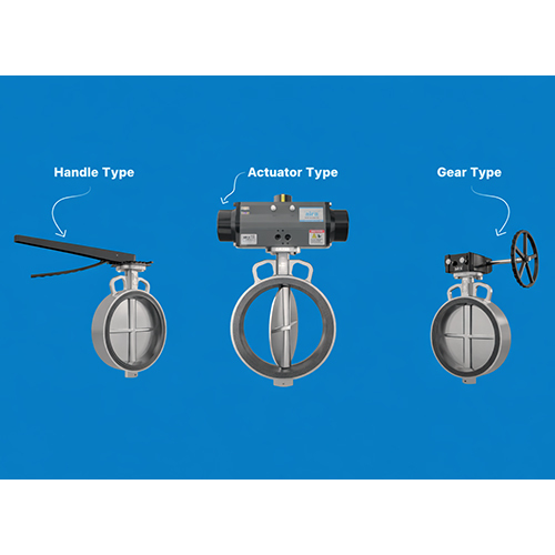 Rubber Lined Wafer Type Butterfly Valve - Port Size: Dn 40 To Dn 600 (1 1/2 To 24)