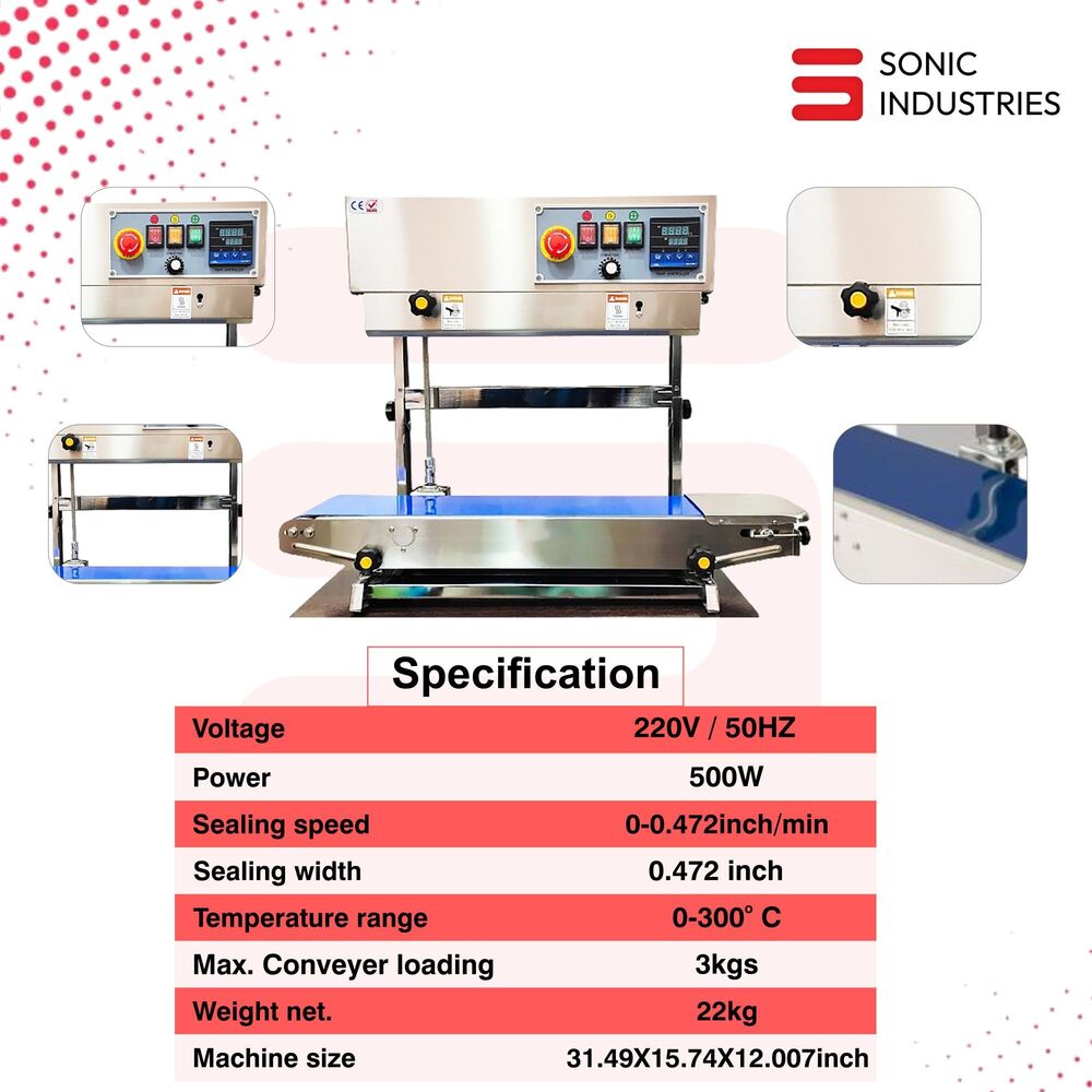 Fr-900 Band sealing machine MS Eco 5Kg vertical band sealer
