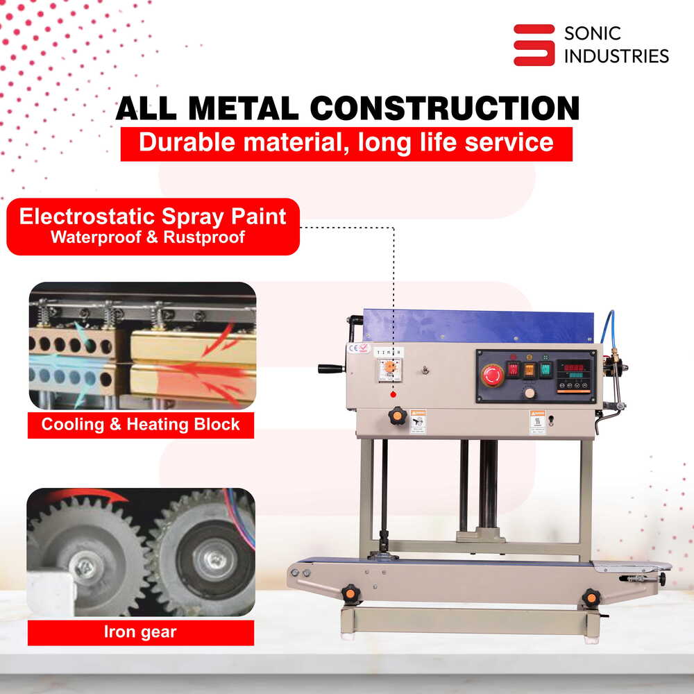 FR-900 Band sealing Machine SS Eco Vertical With Nitrogen
