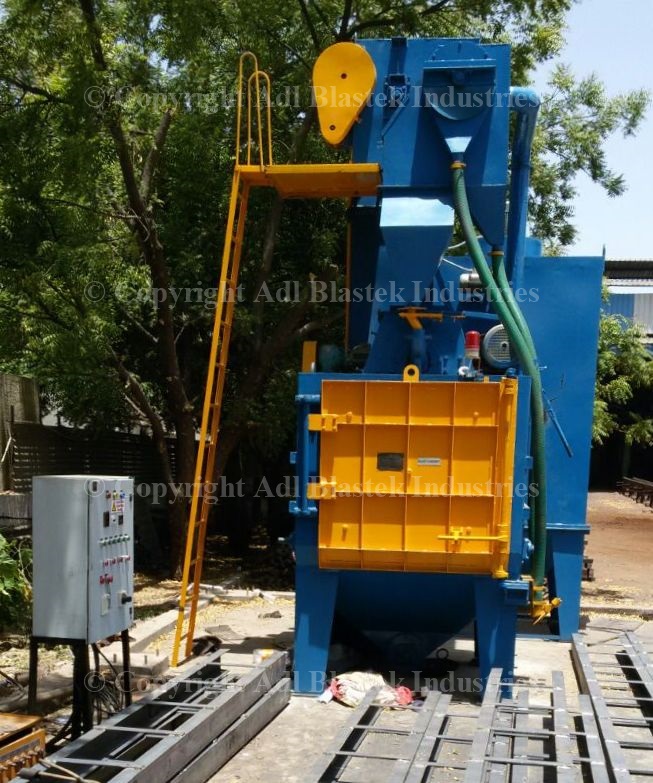 left spring shot blasting machines