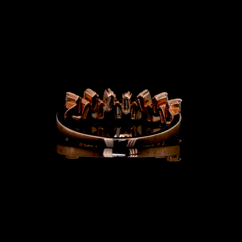 Baguette Diamond Designer Gold Ring