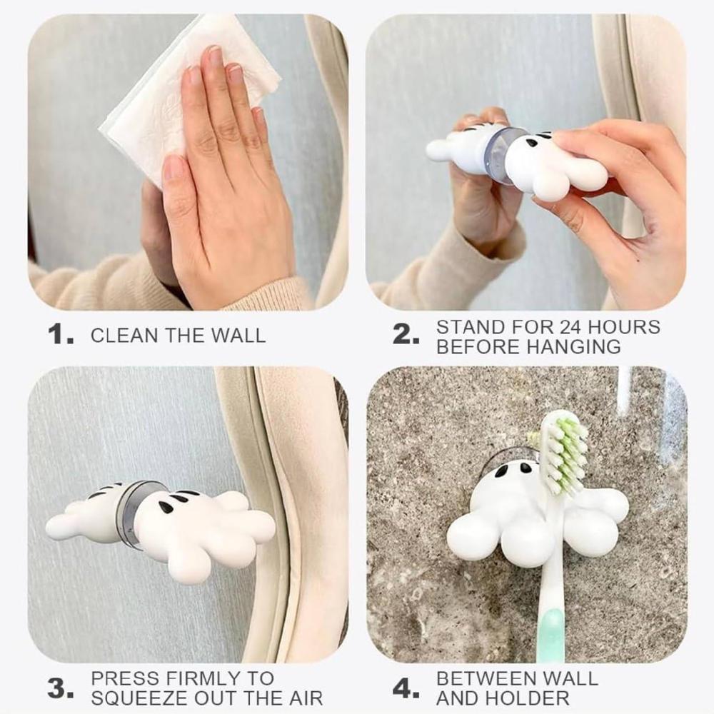 Mickey Palm Toothbrush Holder