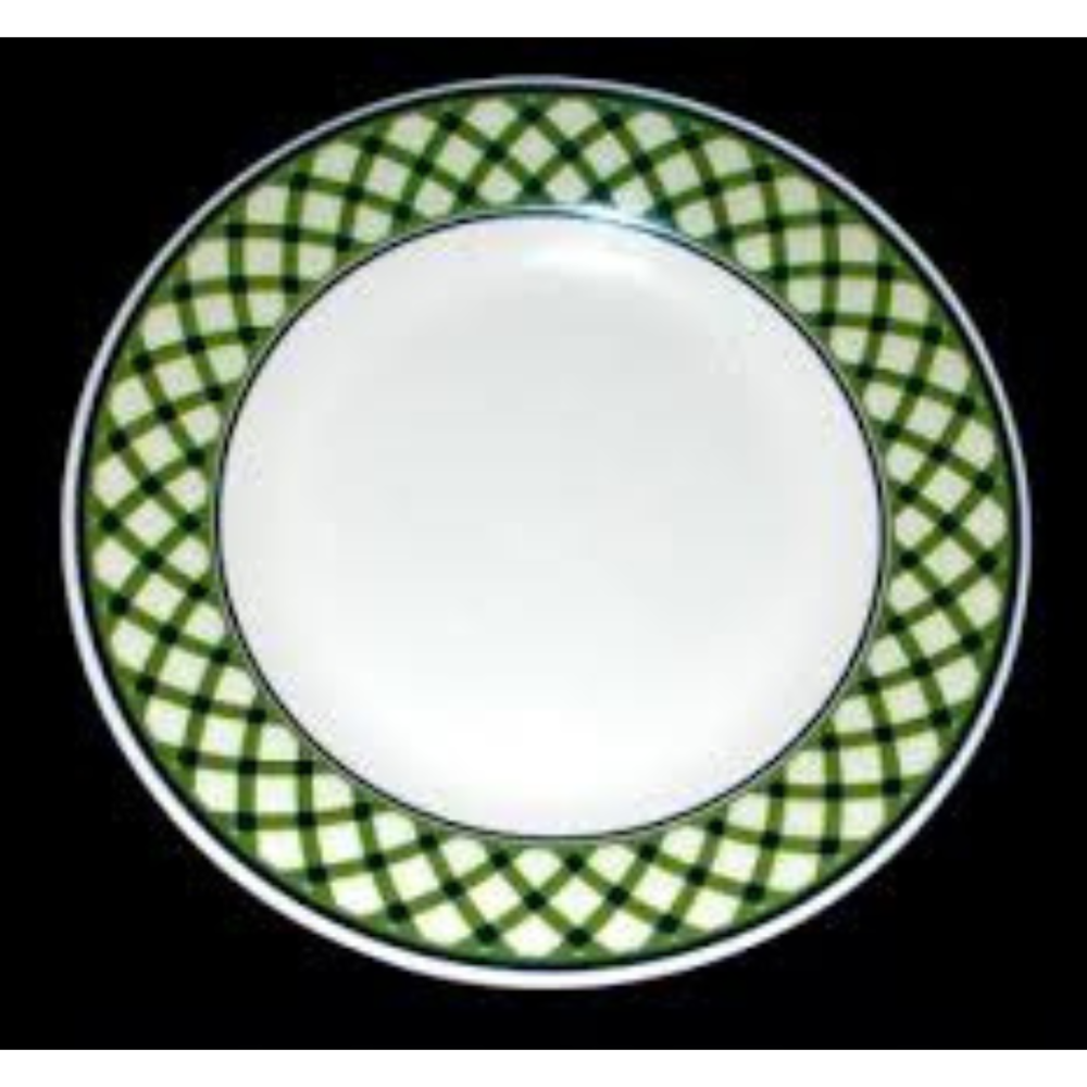 Melamine Gold Fret Dinner Plate