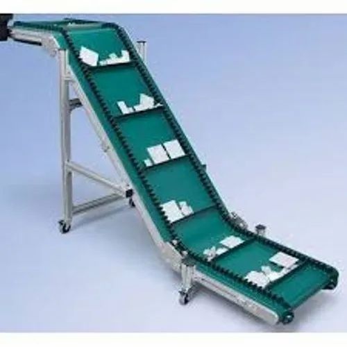 Modular Plastic Belt Conveyor - Color: Off White