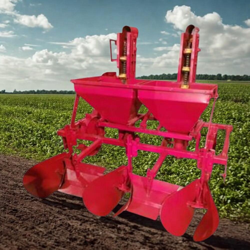 2 Row Sugarcane Bud Planter - Color: Red