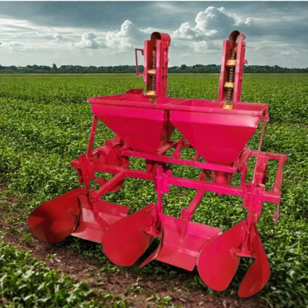 2 Row Sugarcane Bud Planter - Color: Red