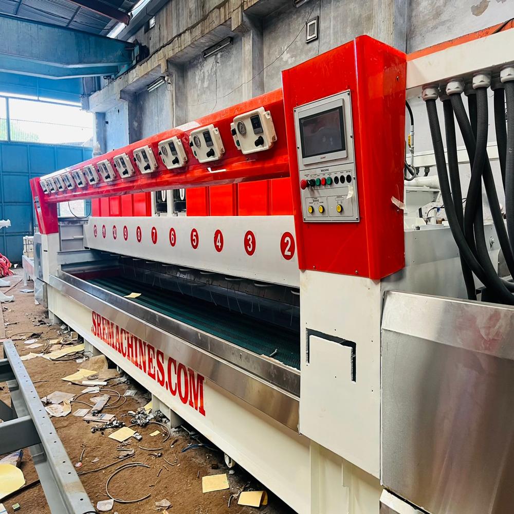 Line Polish Machine Flicker Head - Color: White & Red