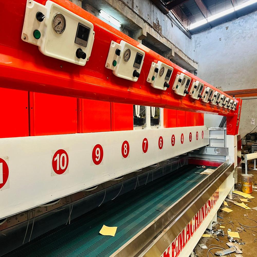 Line Polish Machine Flicker Head - Color: White & Red