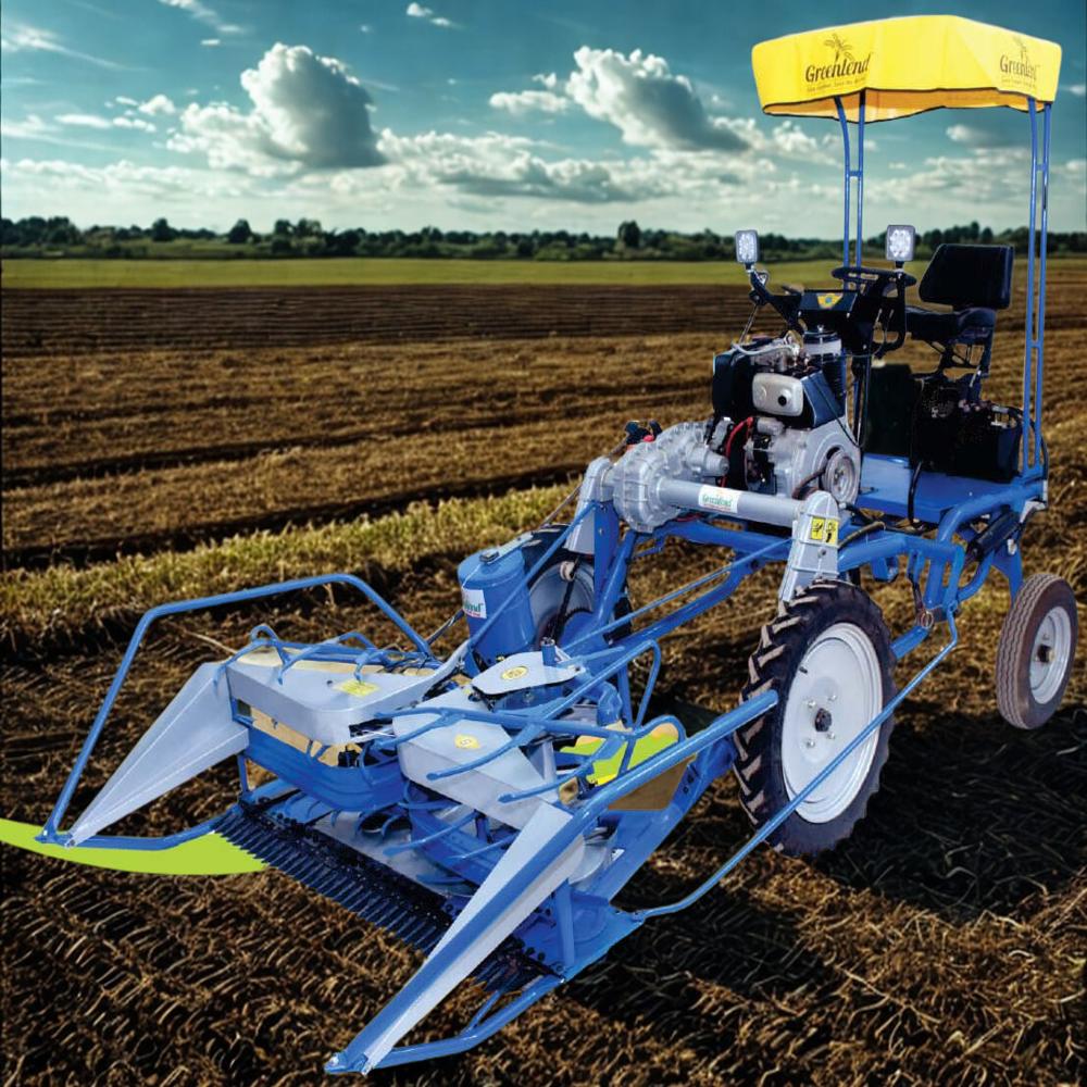 Self-propelled Reaper Binder - Color: Blue And White