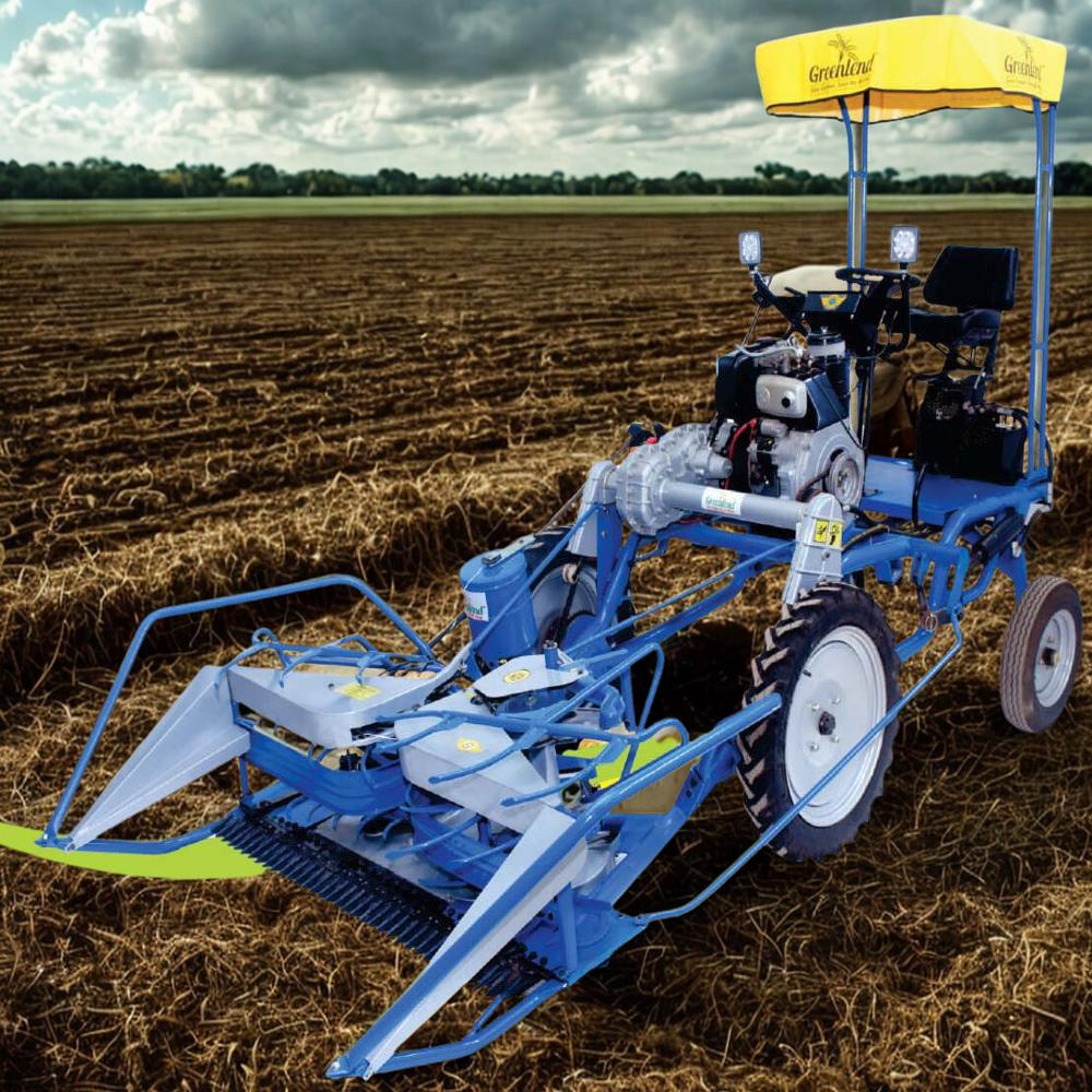Self-propelled Reaper Binder - Color: Blue And White