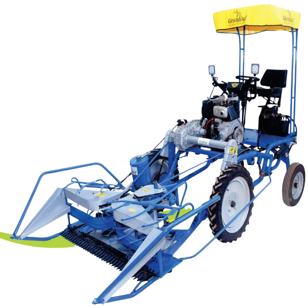 Self-propelled Reaper Binder - Color: Blue And White
