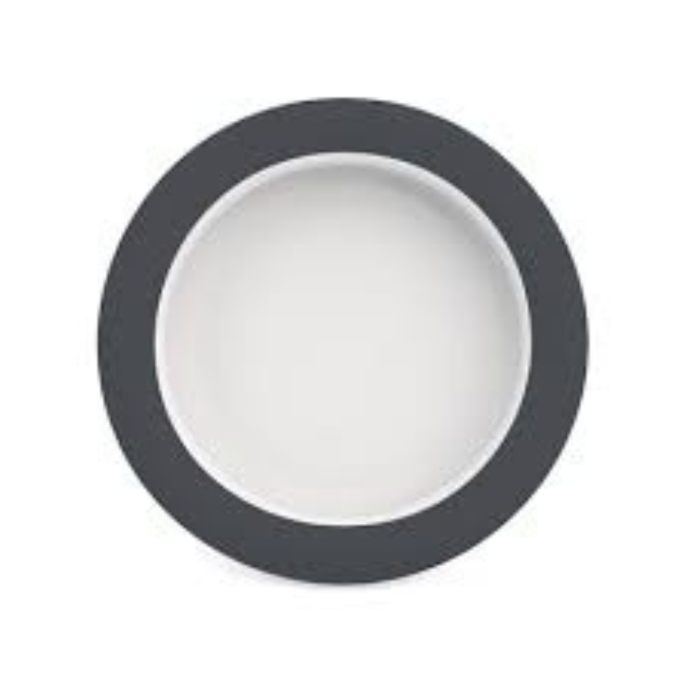 Melamine Stylish Plates - Color: White