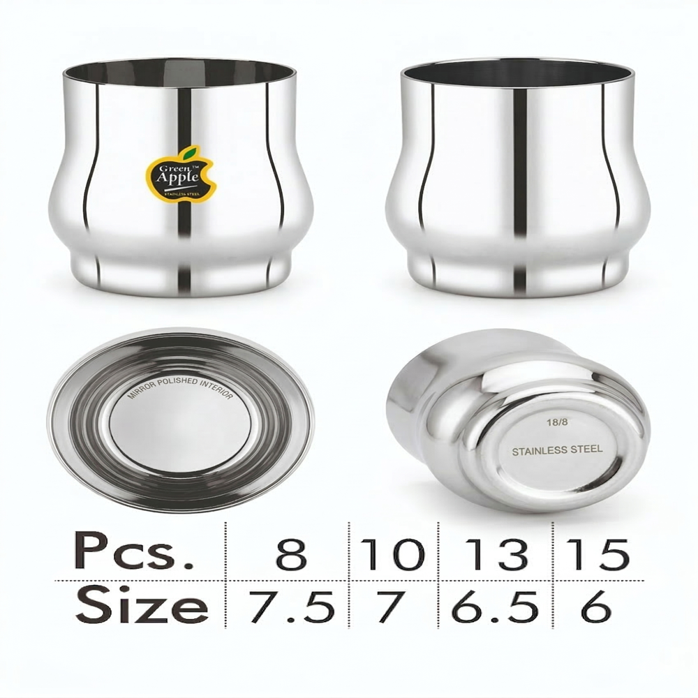 Premium Stainless Steel Indigo Glass / Designer Tumbler by Green Apple | Wholesale & Bulk