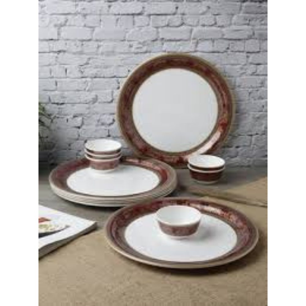 White Melamine Dinner Plate - Features: Premium Quality
