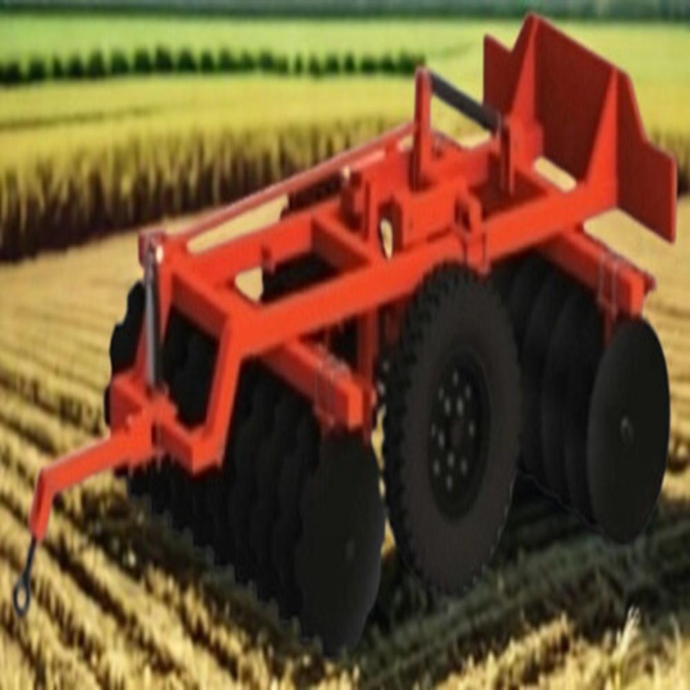 Center Tyre Disc Harrow - Color: Red