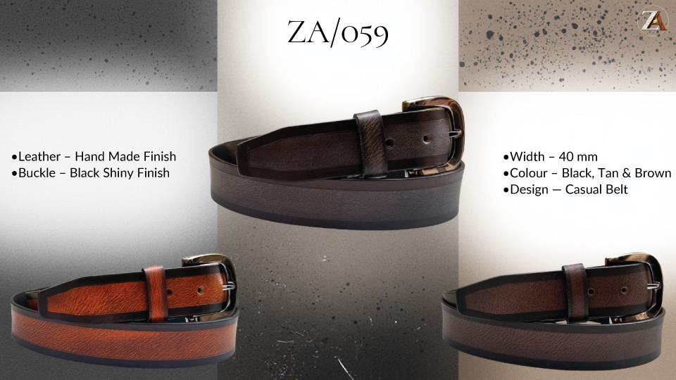 ZA-059 Hand Made Finsih Belt