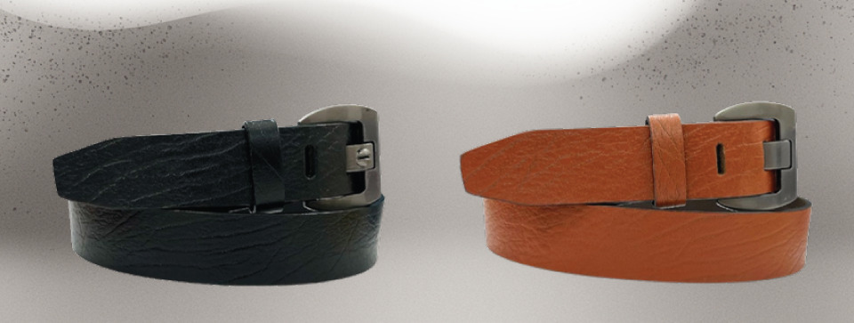 ZA-052 Shrunken Print Finish Belt