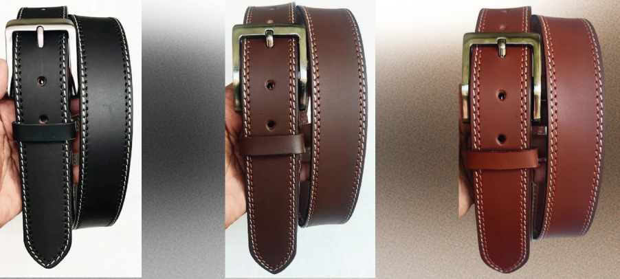 ZA-047 Double Stich Smooth Finish Belt