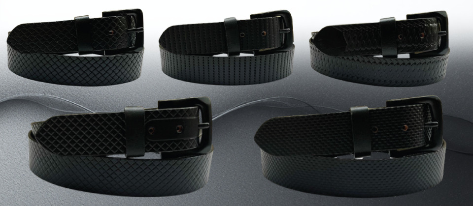ZA-042 P2C Finish Belt Black Buckel