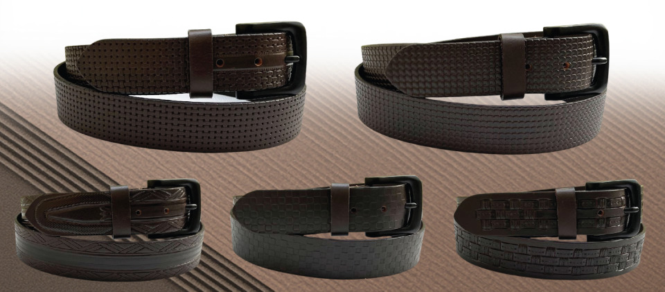 ZA-041 P2C Finish Belt Black Buckel