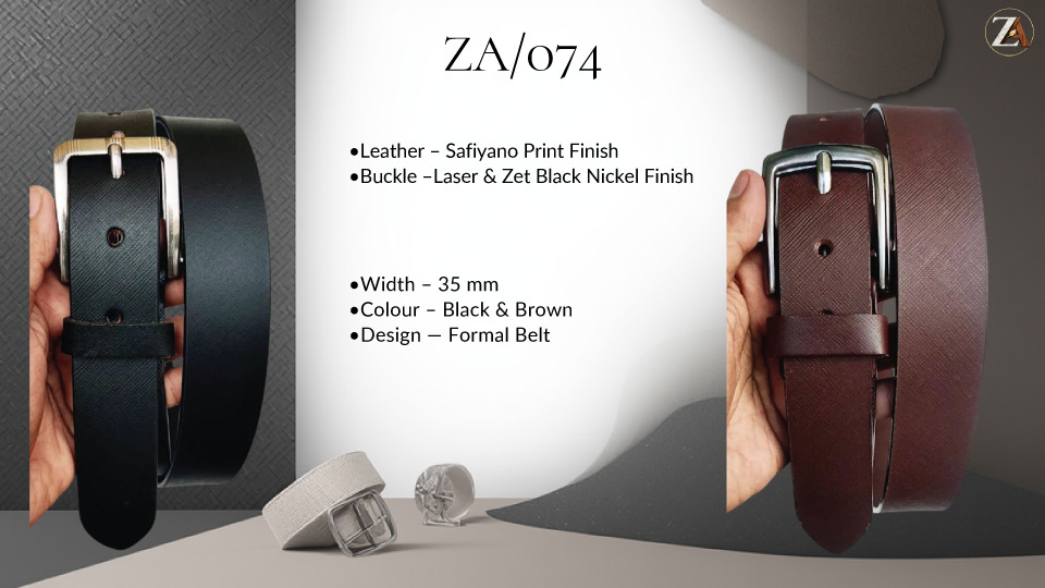 ZA-074 Safiyano Print Finish Belt