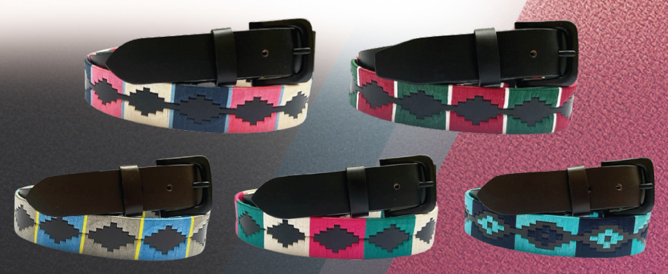 ZA-085 Grain Leather Polo Finsih Belt